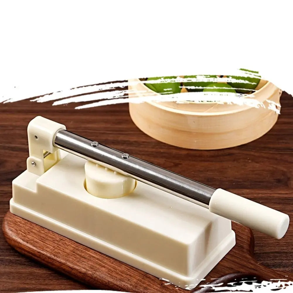 Hand Press Sweet Green Rice Balls Skin Molds Oval Efficient Dumpling Skin Wrapper Mold Multifunctional Lengthen Handle